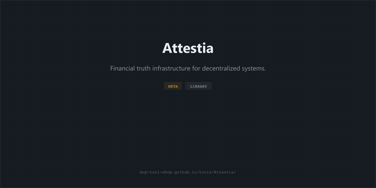 Attestia screenshot