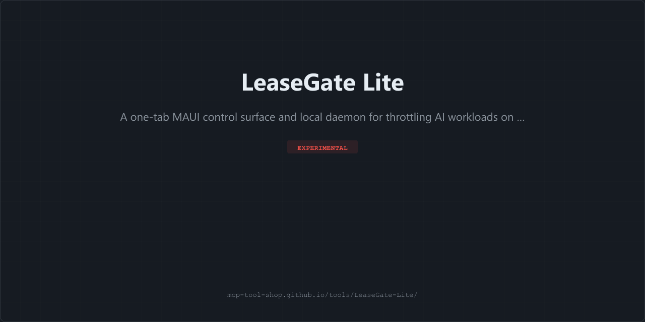 LeaseGate Lite screenshot