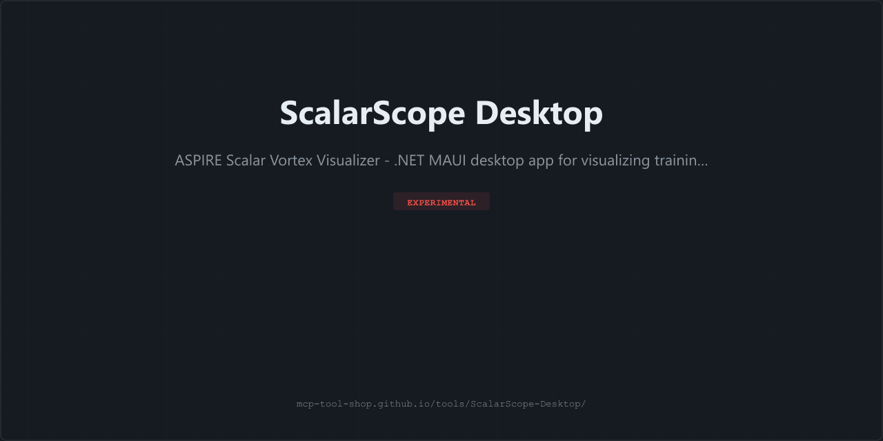ScalarScope Desktop screenshot