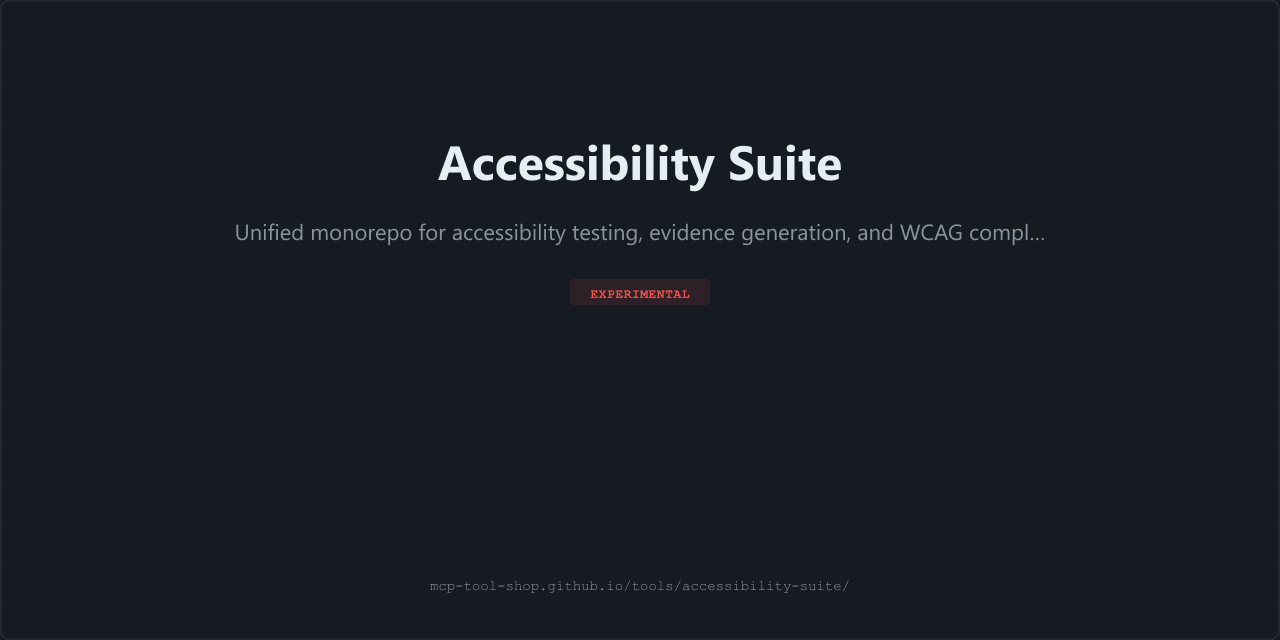 Accessibility Suite screenshot