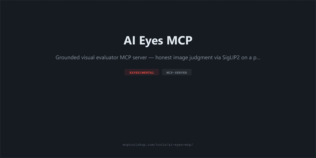 AI Eyes MCP screenshot