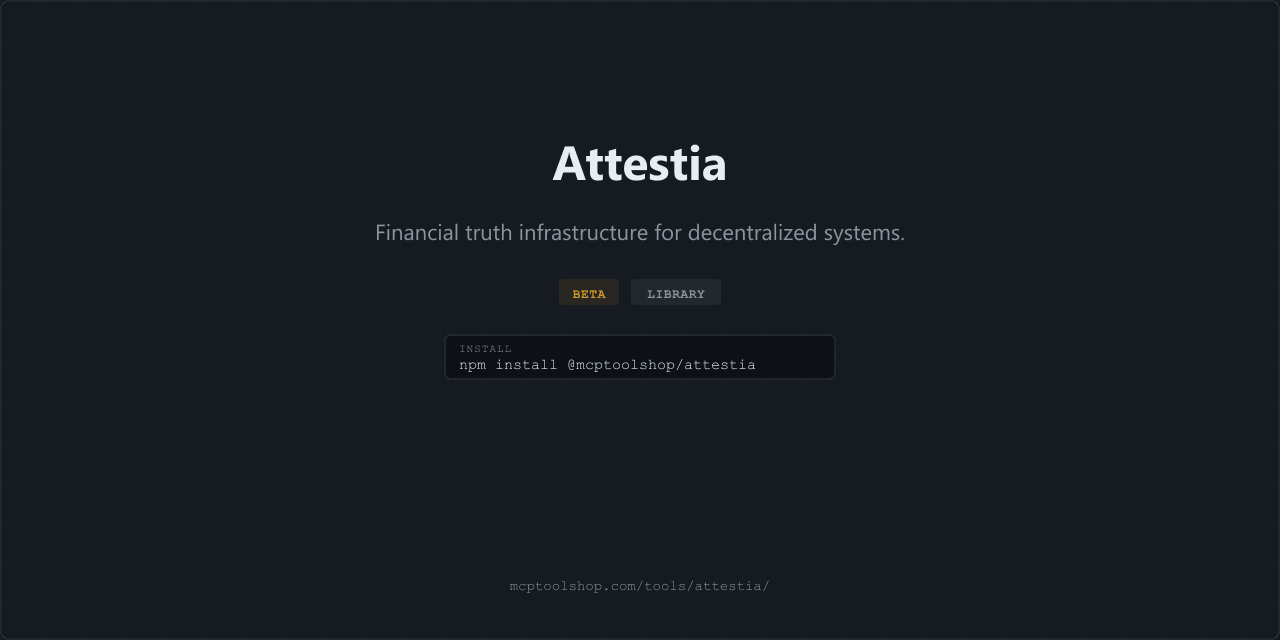 Attestia screenshot
