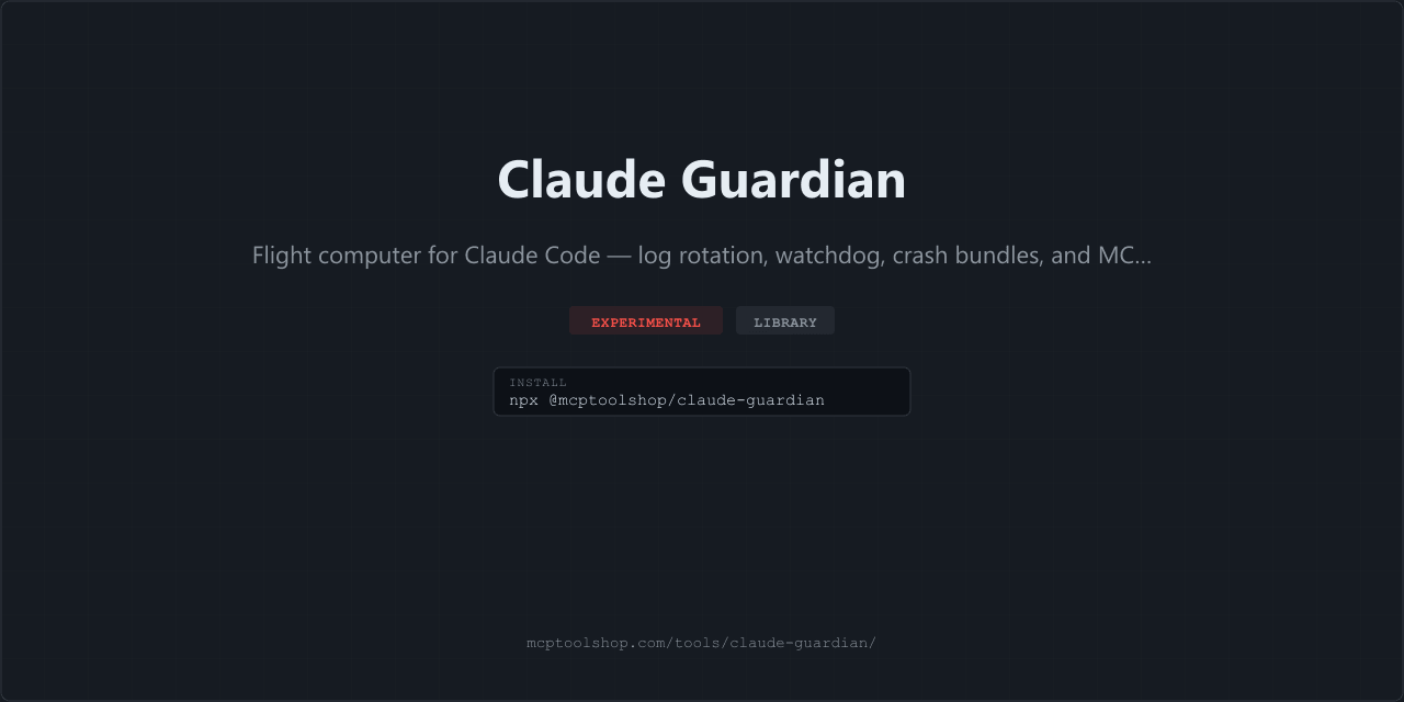 Claude Guardian screenshot