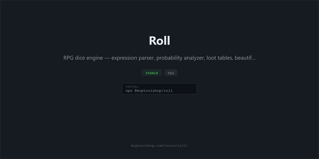 Roll screenshot