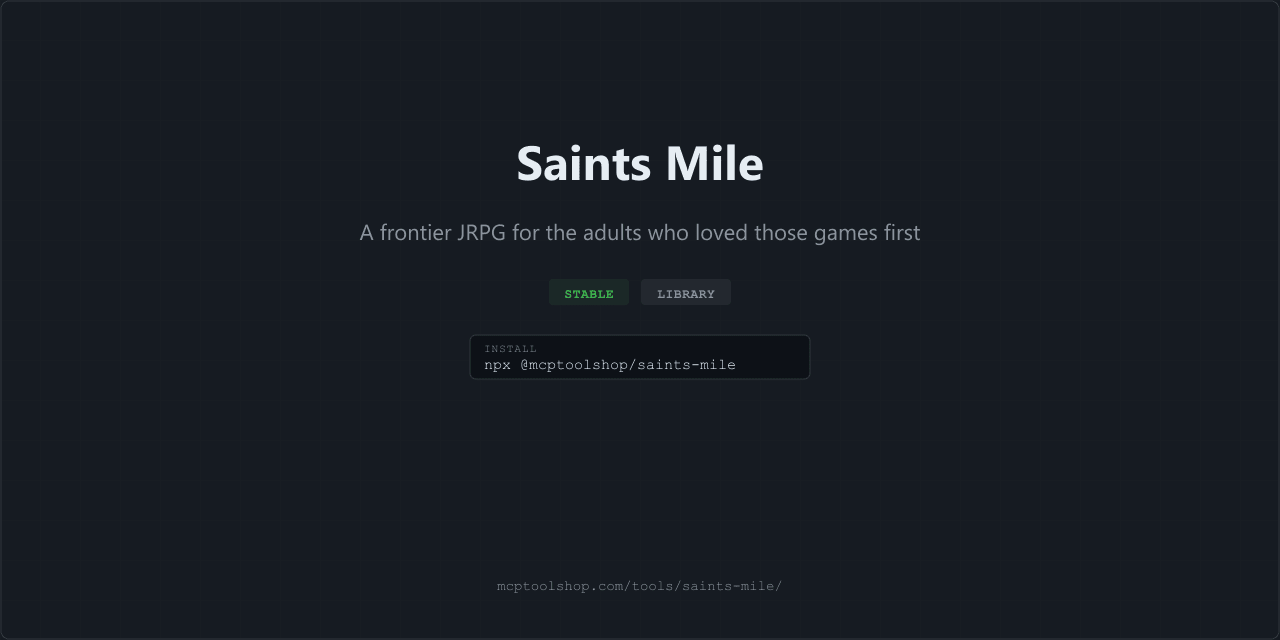 Saints Mile screenshot