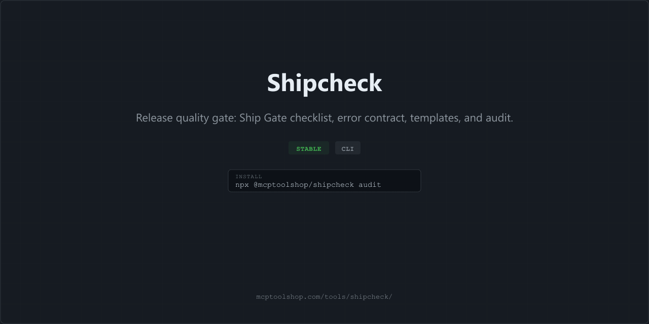 Shipcheck screenshot