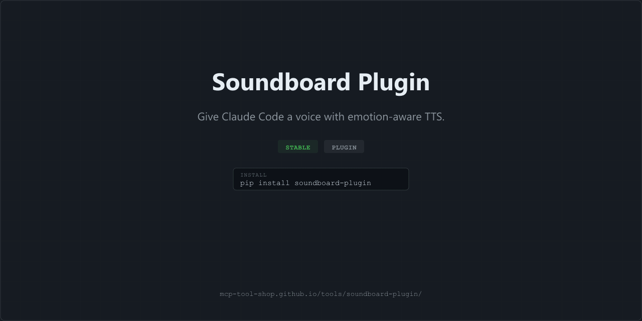 Soundboard Plugin screenshot