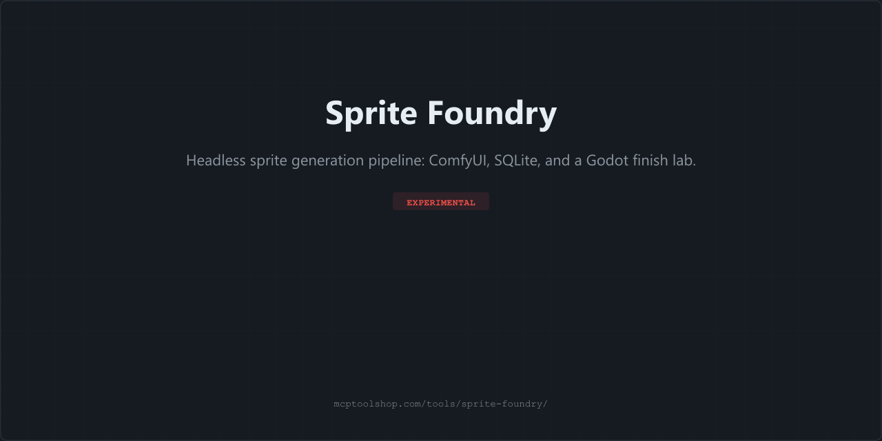 Screenshot of Sprite Foundry