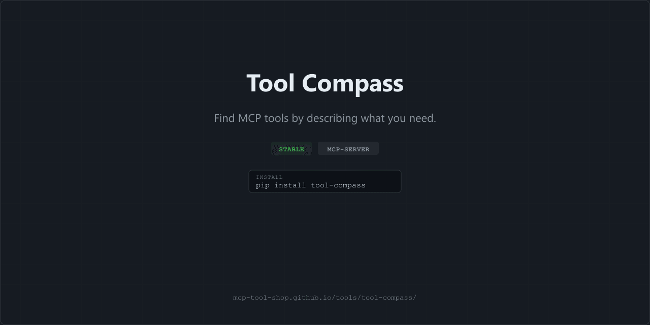 Tool Compass screenshot
