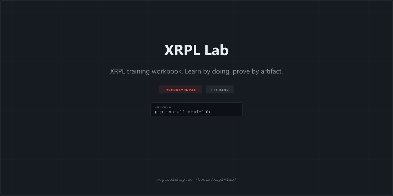 XRPL Lab screenshot